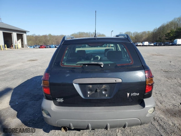 2005 Pontiac Vibe with VIN 5Y2SL63825Z476581, listed as a Copart auction lot 52519825 with 128,550 mi miles and Salvage Title. Bid and sale history available at carsss.com. Image 6.