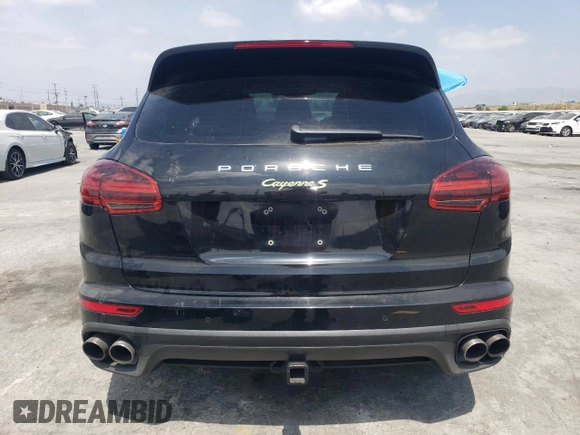 2017 Porsche Cayenne S E-Hybrid with VIN WP1AE2A23HLA71302, listed as a Copart auction lot 54586635 with 102,228 mi miles and Salvage title. Bid and sale history available at DreamBid. Image 6.