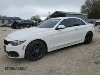 2018 BMW 4 Series 430i with VIN WBA4Z1C51JEC72744, listed as a Copart auction lot 50560525 with 73,829 mi miles and Salvage Title. Bid and sale history available at carsss.com. Image 1.