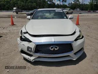 2017 Infiniti Q60 Premium with VIN JN1EV7EK2HM360596, listed as a Copart auction lot 59596425 with 97,099 mi miles and Salvage title. Bid and sale history available at DreamBid. Image 5.