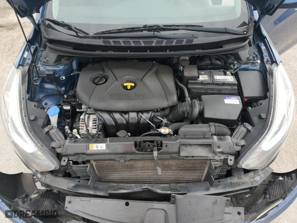 2016 Hyundai Elantra Limited with VIN KMHDH4AE9GU520241, listed as a Copart auction lot 84691234 with 115,831 mi miles and Salvage Title. Bid and sale history available at carsss.com. Image 12.