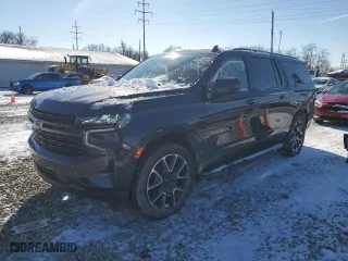 2024 Chevrolet Suburban RST with VIN 1GNSKEKD5RR404251, listed as a Copart auction lot 45005775 with 3,329 mi miles and Salvage Title. Bid and sale history available at carsss.com. Image 1.