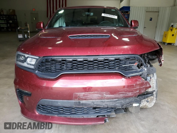 2021 Dodge Durango R/T with VIN 1C4SDHCT4MC814982, listed as a Copart auction lot 88690925 with 58,173 mi miles and Salvage title. Bid and sale history available at DreamBid. Image 5.