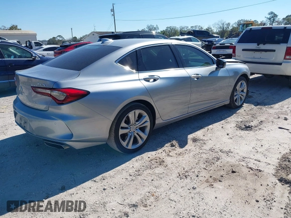2021 Acura TLX Technology with VIN 19UUB5F4XMA009079, listed as a IAAI auction lot 41271138 with 67,761 mi miles and . Bid and sale history available at DreamBid. Image 4.