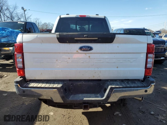 2021 Ford Super Duty F-250 SRW XL with VIN 1FT7W2BN5MEC46424, listed as a Copart auction lot 45143445 with 0 mi miles and Salvage Title. Bid and sale history available at carsss.com. Image 6.