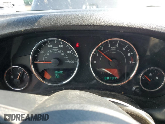 2017 Jeep Wrangler Willys Wheeler with VIN 1C4AJWAG2HL527192, listed as a Copart auction lot 58169245 with 88,737 mi miles and Salvage title. Bid and sale history available at DreamBid. Image 9.