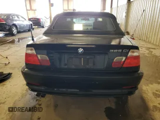 2002 BMW 3 Series 325Ci with VIN WBABS334X2PG87677, listed as a Copart auction lot 48860095 with Not Provided miles and Salvage Title. Bid and sale history available at DreamBid. Image 6.