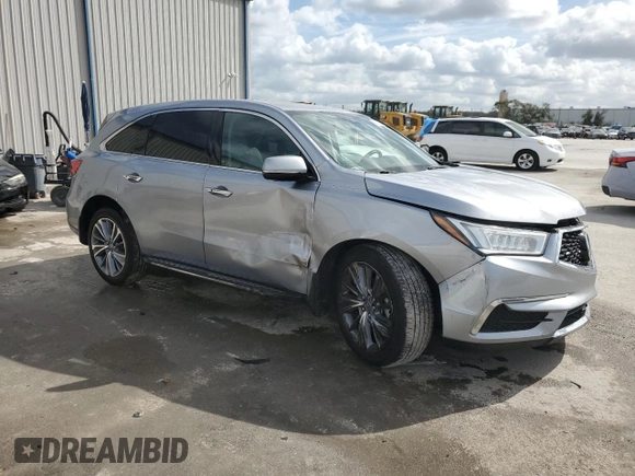 2017 Acura MDX w/Technology Pkg with VIN 5FRYD4H53HB013299, listed as a Copart auction lot 47321245 with 140,820 mi miles and Salvage Title. Bid and sale history available at carsss.com. Image 4.