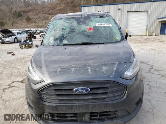 2020 Ford Transit Connect XL with VIN NM0GE9E29L1460302, listed as a Copart auction lot 47608165 with 36,221 mi miles and Salvage title. Bid and sale history available at DreamBid. Image 5.