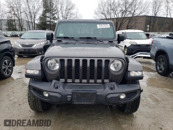 2021 Jeep Gladiator Willys with VIN 1C6HJTAG1ML519776, listed as a Copart auction lot 47517575 with 81,215 mi miles and Salvage title. Bid and sale history available at DreamBid. Image 5.