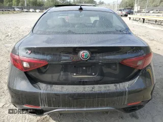 2019 Alfa Romeo Giulia Ti Sport with VIN ZARFANBN8K7605056, listed as a Copart auction lot 71777854 with 71,879 mi miles and Salvage Title. Bid and sale history available at carsss.com. Image 6.