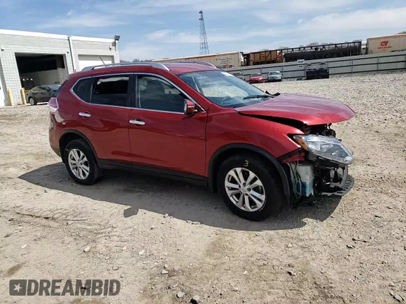 2015 Nissan Rogue SV with VIN KNMAT2MV5FP502659, listed as a Copart auction lot 54347035 with 65,828 mi miles and Salvage Title. Bid and sale history available at carsss.com. Image 15.