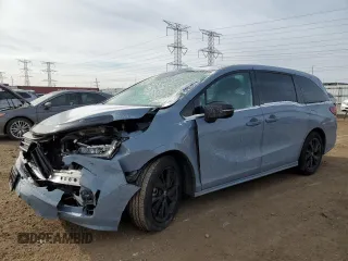 2023 Honda Odyssey Sport with VIN 5FNRL6H74PB059230, listed as a Copart auction lot 41531535 with 18,055 mi miles and Salvage Title. Bid and sale history available at carsss.com. Image 1.