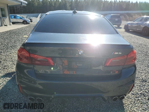 2020 BMW M5 Competition with VIN WBSJF0C01LCD36012, listed as a Copart auction lot 86910424 with 33,912 mi miles and Salvage Title. Bid and sale history available at carsss.com. Image 6.