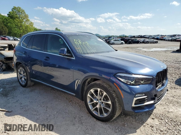 2020 BMW X5 xDrive40i with VIN 5UXCR6C00LLL66950, listed as a Copart auction lot 54584945 with 51,766 mi miles and Salvage Title. Bid and sale history available at DreamBid. Image 4.