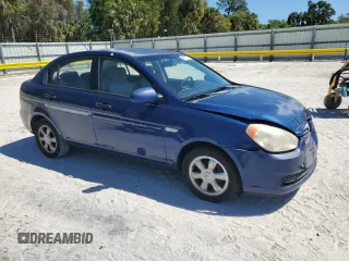 2007 Hyundai Accent GLS with VIN KMHCN46C57U106451, listed as a Copart auction lot 49670175 with 95,196 mi miles and Salvage Title. Bid and sale history available at carsss.com. Image 4.