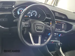 2023 Audi Q3 S line Premium with VIN WA1DECF34P1107427, listed as a IAAI auction lot 42845142 with 43,670 mi miles and . Bid and sale history available at DreamBid. Image 40.