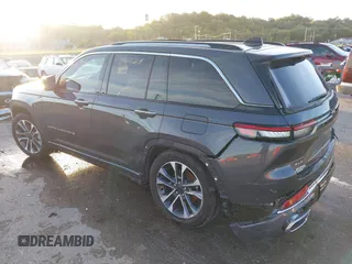 2023 Jeep Grand Cherokee Overland with VIN 1C4RJHDGXP8864365, listed as a IAAI auction lot 40502141 with 3,911 mi miles and . Bid and sale history available at DreamBid. Image 3.