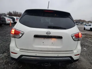 2015 Nissan Pathfinder SV with VIN 5N1AR2MM5FC623751, listed as a Copart auction lot 81736614 with 208,308 mi miles and Salvage title. Bid and sale history available at DreamBid. Image 6.