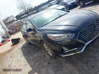 2018 Hyundai Sonata SEL with VIN 5NPE34AF9JH695767, listed as a IAAI auction lot 41576326 with 154,898 mi miles. Bid and sale history available at carsss.com. Image 1.