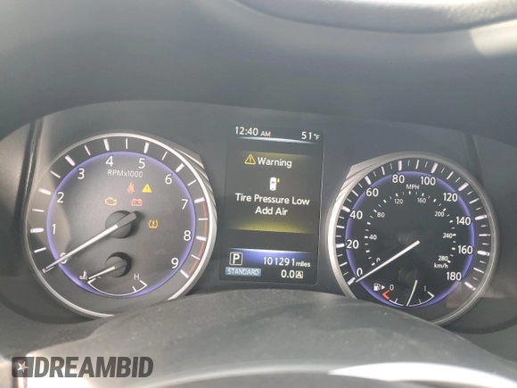 2017 Infiniti Q50 3.0t Signature Edition with VIN JN1EV7AR4HM837063, listed as a Copart auction lot 82882464 with 101,291 mi miles and Salvage Title. Bid and sale history available at carsss.com. Image 9.