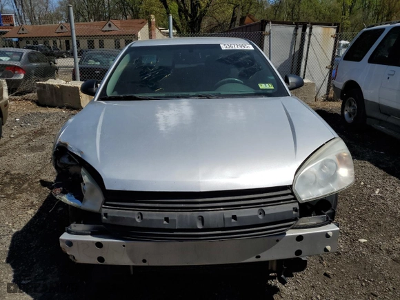 2004 Chevrolet Malibu with VIN 1G1ZS52F84F156265, listed as a Copart auction lot 53672995 with 0 mi miles and Salvage Title. Bid and sale history available at carsss.com. Image 5.