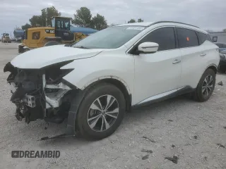 2019 Nissan Murano SV z VIN 5N1AZ2MJ6KN163035, wystawiony jako Copart lot #44491465 z przebiegiem 48 570 mil mil oraz Szkoda całkowita • Salvage title. Historia ofert i sprzedaży dostępna na DreamBid. Obrazek 1.