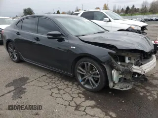 2020 Acura TLX w/A-Spec Pkg with VIN 19UUB1F64LA010172, listed as a Copart auction lot 80927074 with 58,604 mi miles and Salvage Title. Bid and sale history available at carsss.com. Image 4.