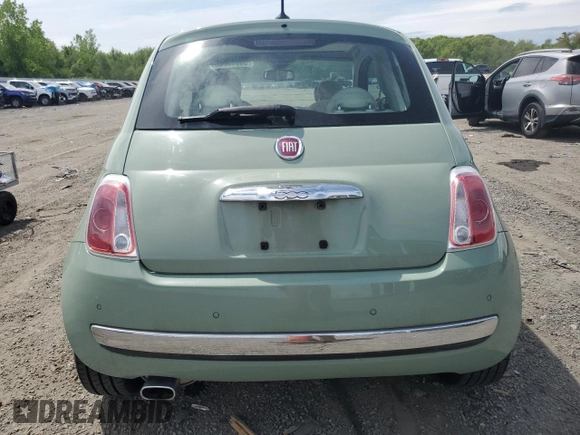 2012 FIAT 500 Lounge z VIN 3C3CFFCR8CT120214, wystawiony jako Copart lot #56963235 z przebiegiem 42 992 mil mil oraz Czysty tytuł • Clean title. Historia ofert i sprzedaży dostępna na DreamBid. Obrazek 6.