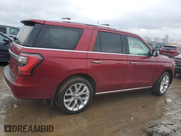 2018 Ford Expedition Platinum with VIN 1FMJU1MT4JEA55750, listed as a Copart auction lot 86452284 with 51,053 mi miles and Clean Title. Bid and sale history available at carsss.com. Image 3.