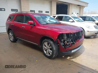 2013 Dodge Durango Crew with VIN 1C4RDHDG2DC658439, listed as a IAAI auction lot 42102406 with 178,251 mi miles. Bid and sale history available at carsss.com. Image 1.