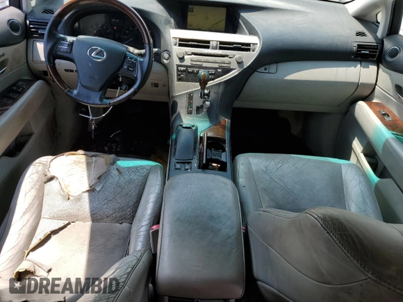 2011 Lexus RX 350 with VIN JTJBK1BA6B2013709, listed as a Copart auction lot 58414113 with 165,689 mi miles and Salvage Title. Bid and sale history available at DreamBid. Image 8.