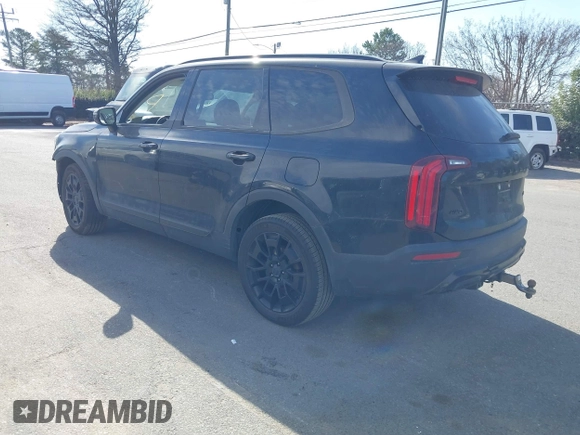 2021 Kia Telluride SX with VIN 5XYP5DHC3MG123359, listed as a IAAI auction lot 41661891 with 83,523 mi miles. Bid and sale history available at carsss.com. Image 3.