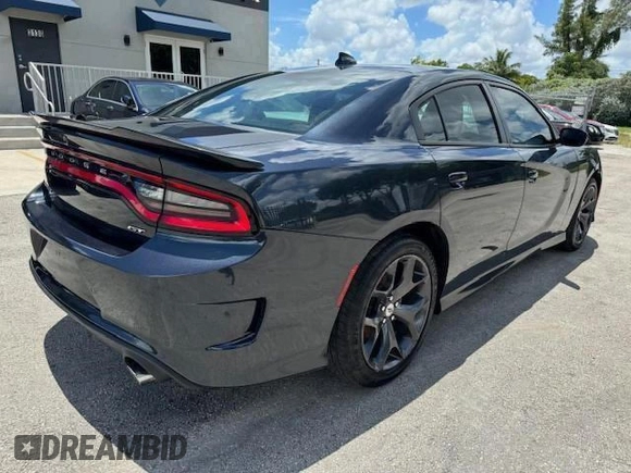 2019 Dodge Charger GT with VIN 2C3CDXHG5KH608580, listed as a Copart auction lot 54844585 with 92,314 mi miles and Non Repairable. Bid and sale history available at DreamBid. Image 3.