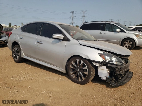 2018 Nissan Sentra S with VIN 3N1AB7AP3JY218866, listed as a Copart auction lot 81039774 with 68,240 mi miles and Salvage Title. Bid and sale history available at carsss.com. Image 4.