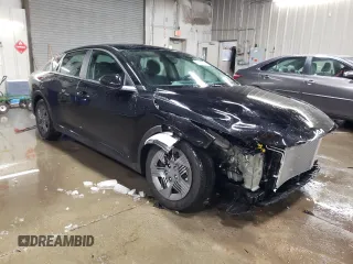 2025 Kia K4 LXS with VIN 3KPFT4DE9SE004458, listed as a Copart auction lot 46128975 with 405 mi miles and Salvage Title. Bid and sale history available at carsss.com. Image 4.