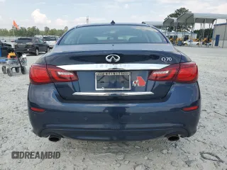 2016 Infiniti Q70 with VIN JN1BY1AP2GM221138, listed as a Copart auction lot 63780435 with 134,042 mi miles and Salvage title. Bid and sale history available at DreamBid. Image 6.