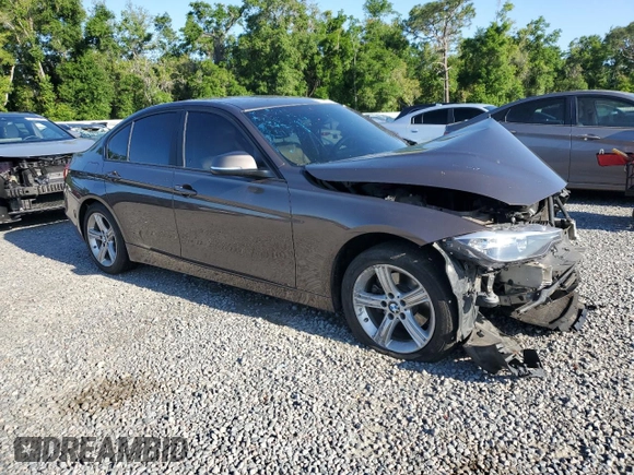 2013 BMW 3 Series 328i with VIN WBA3A5C57DF354970, listed as a Copart auction lot 52241315 with Not Provided miles and Salvage Title. Bid and sale history available at carsss.com. Image 4.
