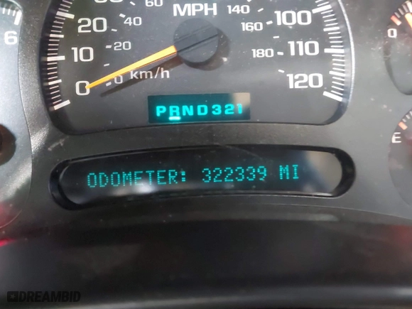 2004 Chevrolet Tahoe LT with VIN 1GNEC13Z24R307482, listed as a IAAI auction lot 41387538 with 322,339 mi miles. Bid and sale history available at carsss.com. Image 7.