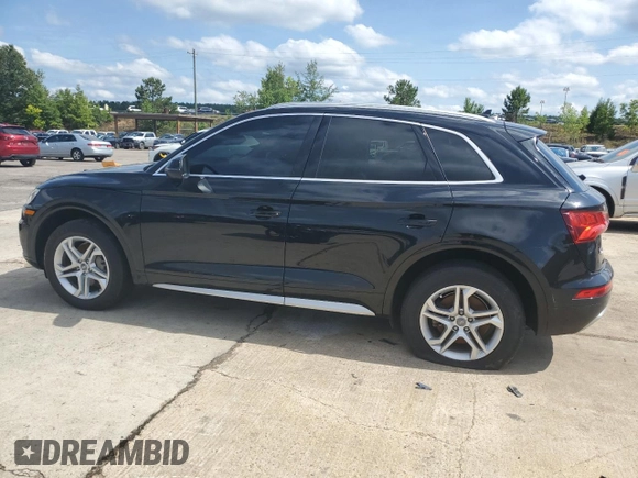 2018 Audi Q5 Premium Plus z VIN WA1BNAFY3J2204627, wystawiony jako Copart lot #58425375 z przebiegiem Nie podano mil oraz Czysty tytuł • Clean title. Historia ofert i sprzedaży dostępna na DreamBid. Obrazek 2.