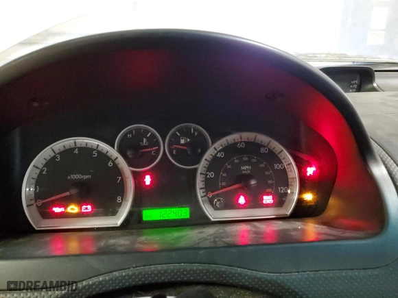 2008 Chevrolet Aveo LS with VIN KL1TD566X8B179441, listed as a Copart auction lot 88281315 with 122,403 mi miles and Salvage Title. Bid and sale history available at carsss.com. Image 9.