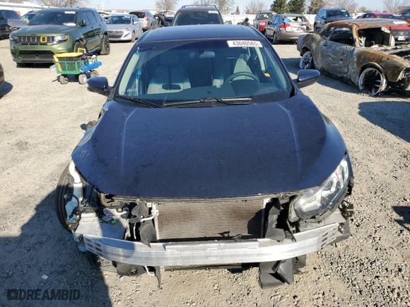 2018 Honda Civic Sedan EX with VIN 2HGFC2F70JH520120, listed as a Copart auction lot 43040565 with 60,814 mi miles and Salvage Title. Bid and sale history available at carsss.com. Image 5.