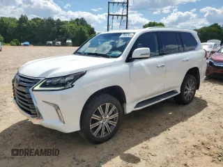 2017 Lexus LX 570 z VIN JTJHY7AX3H4228754, wystawiony jako Copart lot #55662935 z przebiegiem 132 117 mil mil oraz Czysty tytuł • Clean title. Historia ofert i sprzedaży dostępna na DreamBid. Obrazek 1.
