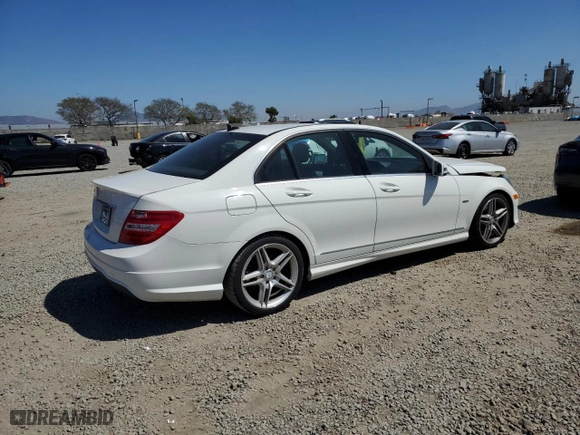 2012 Mercedes-Benz C-Class C 250 Sport with VIN WDDGF4HB8CR237481, listed as a Copart auction lot 52827685 with 94,520 mi miles and Salvage Title. Bid and sale history available at carsss.com. Image 3.