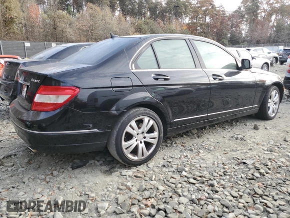 2009 Mercedes-Benz C-Class 3.0L Sport with VIN WDDGF81X79R065109, listed as a Copart auction lot 79360174 with 198,211 mi miles and Non Repairable. Bid and sale history available at carsss.com. Image 3.