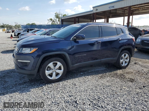 2018 Jeep Compass Latitude with VIN 3C4NJCBB5JT125048, listed as a Copart auction lot 54933965 with 82,266 mi miles and Salvage Title. Bid and sale history available at DreamBid. Image 1.