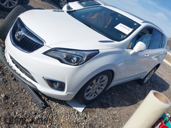 2020 Buick Envision Essence with VIN LRBFXCSA7LD014163, listed as a IAAI auction lot 41102656 with 23,277 mi miles and . Bid and sale history available at carsss.com. Image 19.