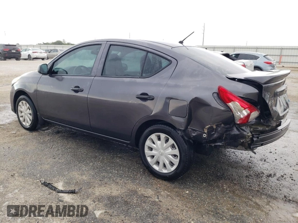 2015 Nissan Versa SV with VIN 3N1CN7AP0FL879386, listed as a Copart auction lot 57964685 with 119,321 mi miles and Salvage title. Bid and sale history available at DreamBid. Image 2.