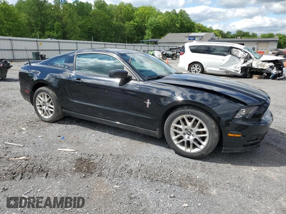 2014 Ford Mustang V6 with VIN 1ZVBP8AM9E5244581, listed as a Copart auction lot 55741495 with 78,705 mi miles and Salvage Title. Bid and sale history available at DreamBid. Image 4.