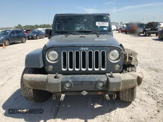 2017 Jeep Wrangler Unlimited 75th Anniversary with VIN 1C4HJWEGXHL546436, listed as a Copart auction lot 48229875 with 107,222 mi miles and Salvage title. Bid and sale history available at DreamBid. Image 5.